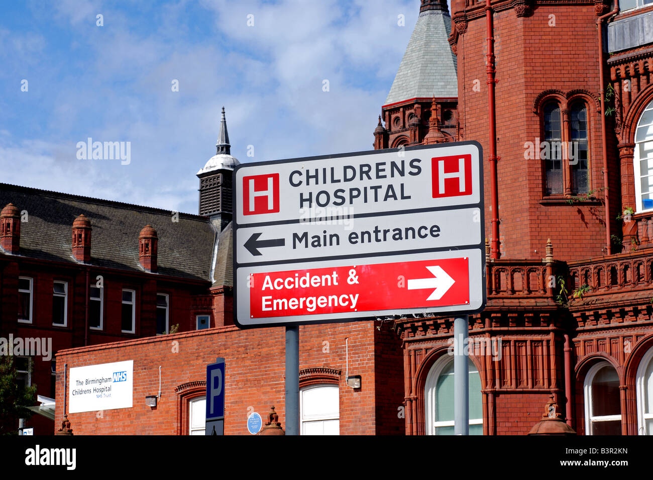 Birmingham Children`s Hospital, West Midlands, England, UK Stock Photo